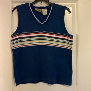 Liz Claiborne sleeveless v-neck top